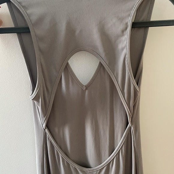 NWOT Forever 21 Rib Halter Open Cutout Back Dress - Picture 4 of 6